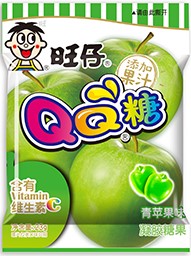 旺旺 旺仔 QQ糖 水果软糖【青苹果味】70g